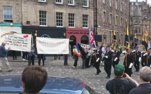 banners face parade