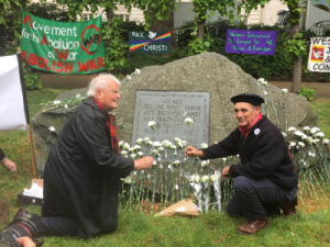 Bruce Kent and Mark Rylance