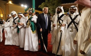 Trump with Saudi Princes